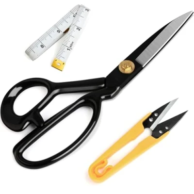 Abbildung von Stoffschere profi schneiderschere für Präziseschnitte 20,3 cm Professionelle Nähschere mit scharfen Klingen Schwere LederSchere Textilschere zum Schneiden von Stoff