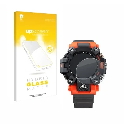 Abbildung von upscreen Entspiegelungs Schutzglas für Casio G Shock GW 9500 Schutzfolie Matt, Glas Folie [mattierend, 9H Panzerschutz, Anti Fingerprint]