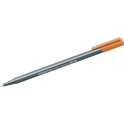 Abbildung von Staedtler Triplus FineLiner 334 Superfeine Filzspitze 0,3 mm Marron, Gris