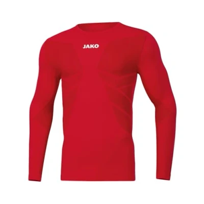 Abbildung von JAKO Herren Longsleeve Comfort Recycelt, Sportrot, L
