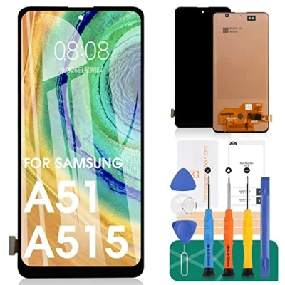 Abbildung von INCELL für Samsung Galaxy A51 Bildschirm Ersatz Display A515 LCD Digitizer SM A515U A515F Touchscreen Montage Reparaturteile(Keine Fingerabdruckfunktion)