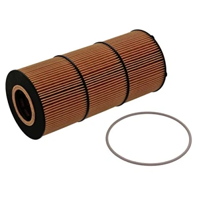 Abbildung von FEBI BILSTEIN 49867 Ölfilter mit Dichtring Filtereinsatz MERCEDES BENZ: ACTROS MP4, AROCS, ANTOS