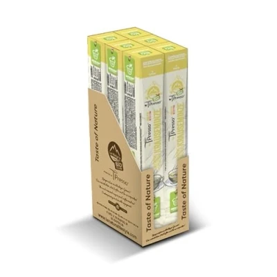 Abbildung von Krauseminze BIO Kräutertee La Natura Lifestyle by Tpresso® 60 Teekapseln kompatibel mit Nespresso Kapselmaschinen 100% Industriell kompostierbare Kapseln Umweltfreundlich
