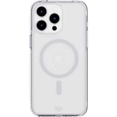 Abbildung von Tech21 Evo Clear Apple iPhone 15 Pro Max Backcover mit MagSafe Transparent