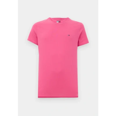 Abbildung von Tommy Jeans SLIM TEE Tshirt basic, Herren, Größe: 52, Vintage cerise