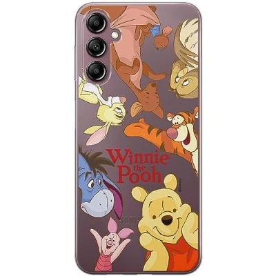 Abbildung von ERT GROUP Handyhülle für Samsung A14 4G/5G Original und offiziell Lizenziertes Disney Muster Winnie The Pooh &amp; Friends 046 optimal an die Form des Handy angepasst, teilweise transparent