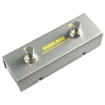 Abbildung von SONICAKE Dual Footswitch Pedal 2 Way 6.35mm Momentary Controller mit TRS Kabel