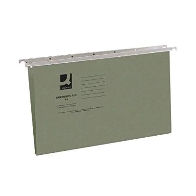 Abbildung von Q Connect KF21001 Hängemappe mit Reitern Folio Format 50 Stück
