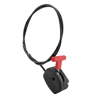 Abbildung von KSTE Kabel für Rasenmäher, Gaszug mit Hebelschalter, Ersatzteil Set Gartenwerkzeug