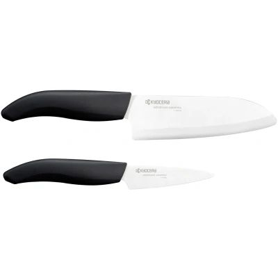 Abbildung von KYOCERA Messer Set &quot;GEN&quot;, (Set, 2 tlg.), extrem scharfe Hochleistungskeramik Klinge, (Schäl / Santokumesser)