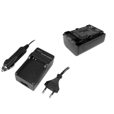 Abbildung von Angebot IM Set: Kamera Li Ion Akku 1100mAh + Ladegerät mit Kfz Adapter ersetzt NP FV30 FV50 FV70 FV100 FV 30 50 70 100 für Sony HDR TG1 TG5 TG5/E TG 1 5