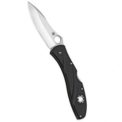 Abbildung von Spyderco Unisex Erwachsene, Taschenmesser, Centofante Iii Lockback, Klinge: 8.9 cm, Schwarz, Klappmesser, Taschenclip Feste, Jagdmesser, Outdoor, Camping, Black, normal