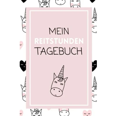Abbildung von MEIN Reitstunden TAGEBUCH: A5 Notizbuch liniert für Reiter und Pferdeliebhaber Pferde Tagebuch Reitsport Reittraining Journal