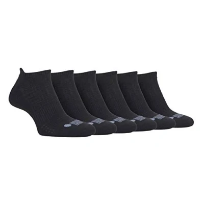 Abbildung von JEEP 6er Pack Herren Kurz Laufsocken mit Gelpolstert Quarter Sportsocken Sneakersocken Knöchelsocken Frotteesohle (39 45, Schwarz)