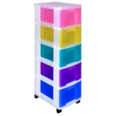 Abbildung von Really Useful Box Aufbewahrungsbox DT3526 Turm 5x12l