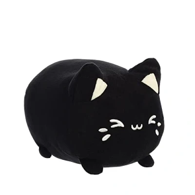 Abbildung von Aurora World Plush Toys Aurora, 14272, Tasty Peach Black Sesame Meowchi, 18cm, Eco Friendly Plüschtier, Schwarz
