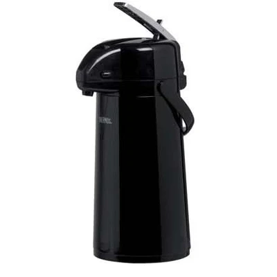 Abbildung von Thermos Thermoskan Mit Pumpe Schwarz 1.3 Liter