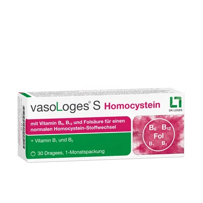 Abbildung von vasoLoges S Homocystein 30 St