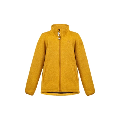 Abbildung von SCHMUDDELWEDDA Strickfleecejacke 98 / Senf Mélange 100% Polyester