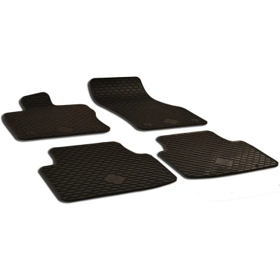 Abbildung von Walser DirtGuard Gummi Fussmatten Auto kompatibel mit VW Golf Sportsvan 02/2014 08/2020, 100% passgenaue Fußmatten, robuste Universal Fußmatte Auto, Gummimatten
