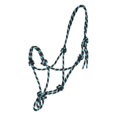 Abbildung von Waldhausen Knotenhalfter Schwarz/Mint Pony