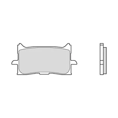 Abbildung von BREMBO Bremsbeläge Satz Bremsklötze Bremssteine Set 07HO62LA