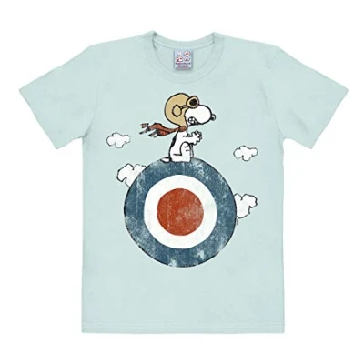 Abbildung von Logoshirt Print Peanuts Snoopy Tshirt print, Herren, Größe: XXL, Hellblau