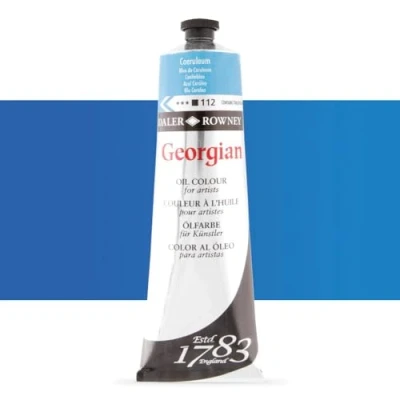 Abbildung von Daler Rowney Georgian Ölfarbe 225 ml Coeruleum