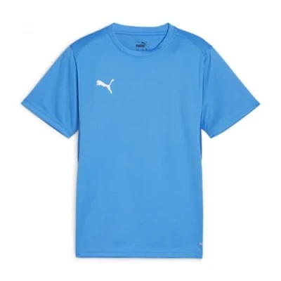 Abbildung von Puma Fussball Teamsport Teamgoal Sport Tshirt für Kinder, Größe: 152, Hellblauweissdunkelblau