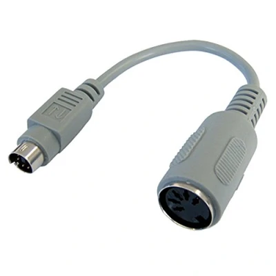 Abbildung von 6 Polig Mini DIN Männlich Zum 5 Weiblich Tastatur Adapter