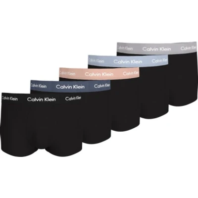Abbildung von Calvin Klein Underwear LOW RISE Trunk 5 PACK Panties, Herren, Größe: Medium, Black/blue/grey/grey heather/nude