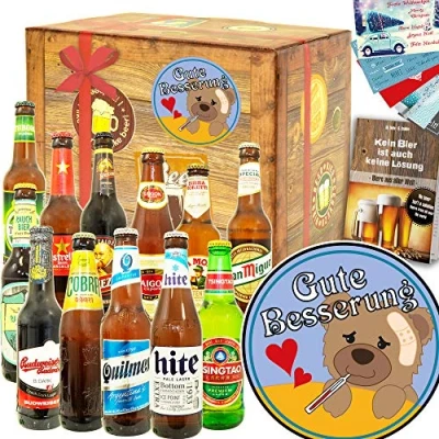 Abbildung von gute Besserung/Geschenk für Besserung/Bier aus der Welt
