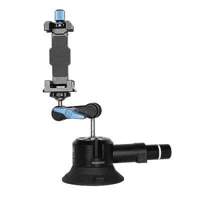 Abbildung von SIRUI Kamera Saugnapfhalterung mit Magic Arm Kit, Magnetic Suction Cup Mount für Gopro, Aluminium,360drehbar, Auto Windschutzscheibe, Armaturenbrett Action Kameras