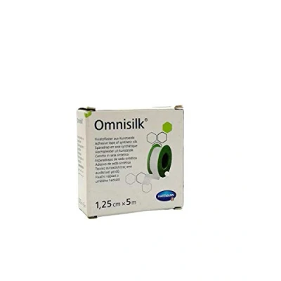 Abbildung von Omnisilk Fixierpflaster Kunstseide 1,25 cmx5 m