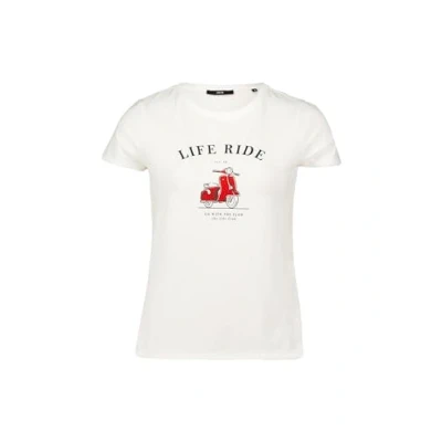 Abbildung von zero Tshirt print, Damen, Größe: 34, Patch creamred
