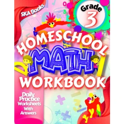 Abbildung von Homeschool Math 3rd Grade Workbook: Curriculum Practice Worksheets with Answers
