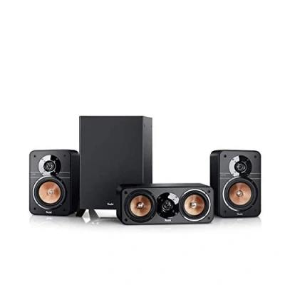 Abbildung von Teufel Ultima 40/20 &quot;2.0&gt;5.1 Ausbau Set Surround Regallautsprecher Subwoofer Lautsprecher Speaker Schwarz