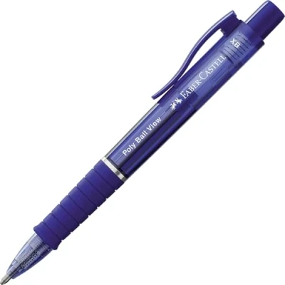 Abbildung von Faber Castell Kugelschreiber Poly Ball View XB, Großraummine, dokumentenecht