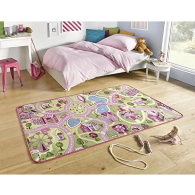 Abbildung von HANSE Home Kinderteppich Sweettown, rechteckig, Höhe: 7 mm, Kurzflor, Straßen Spielteppich, Spielunterlage, Kinderzimmer