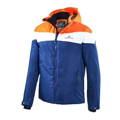 Abbildung von Black Crevice Herren Skijacke, rot/blau/weiß, 48