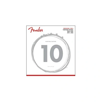 Abbildung von Fender Bass Saiten aus vernickeltem Stahl, Runddraht, 1 Stück 10 46 Pure Nickel 150&#039;s