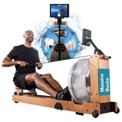 Abbildung von Wasserrudergerät Lykke Fitness Natur 90 Tank Holz Rudergerät