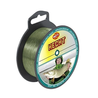 Abbildung von WFT Angelschnur Zielfisch Hecht 300m 0,35mm 10,3kg grün Hechtschnur, (300 St)