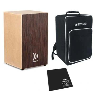 Abbildung von Schlagwerk CBA30SW Cajon Pro Wenge Bausatz + keepdrum Sitzpad und Tasche