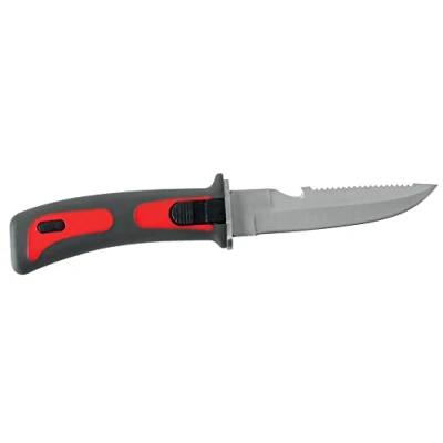 Abbildung von Seac Bat, Unterwasser Messer für Taucher mit Sicherheitsgriff, aus Edelstahl 11,5 cm