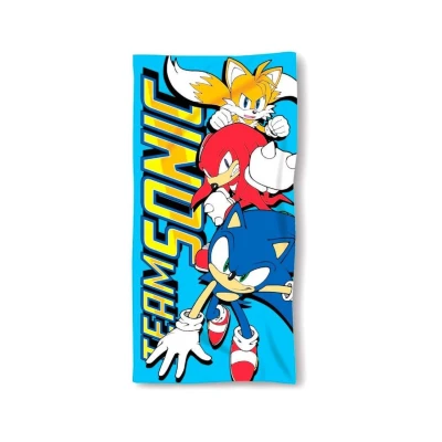 Abbildung von Sonic The Hedgehog Handtuch 70cm x 140cm, entzückendes Accessoire für den Strand