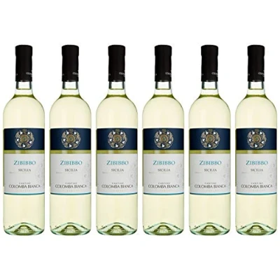 Abbildung von Zibibbo Sicilia DOC &quot;Colomba Bianca&quot; Bio Weißwein Sizilien trocken (6 x 0.75l)