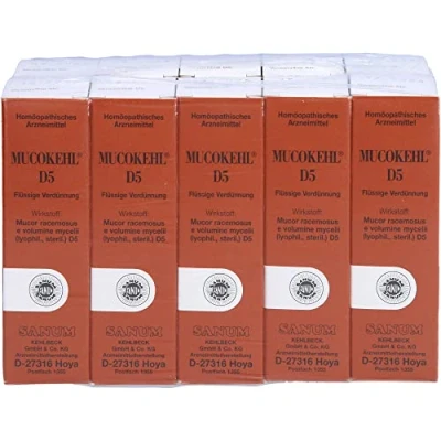 Abbildung von Mucokehl D 5 Tropfen 10X10 ml