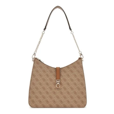 Abbildung von Guess Handtasche, Damen, Größe: One Size, Latte logo