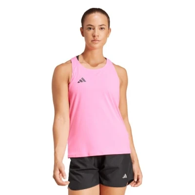 Abbildung von adidas Performance Adizero TANK Top, Damen, Größe: Medium, Lucid pink